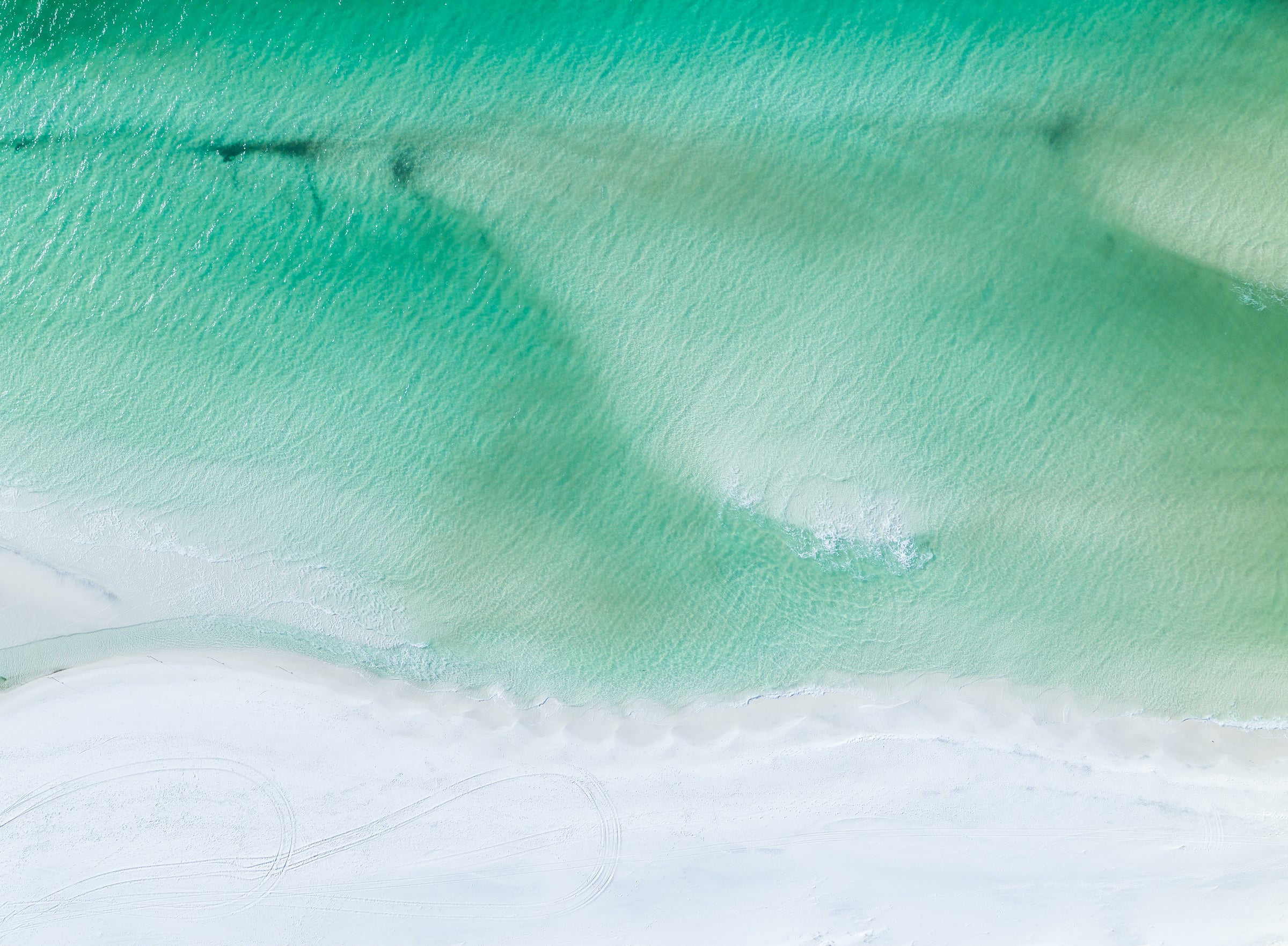 Above the Emerald aerial Gulf Coast fine art photography print by Chandler Williams for Modus Photography