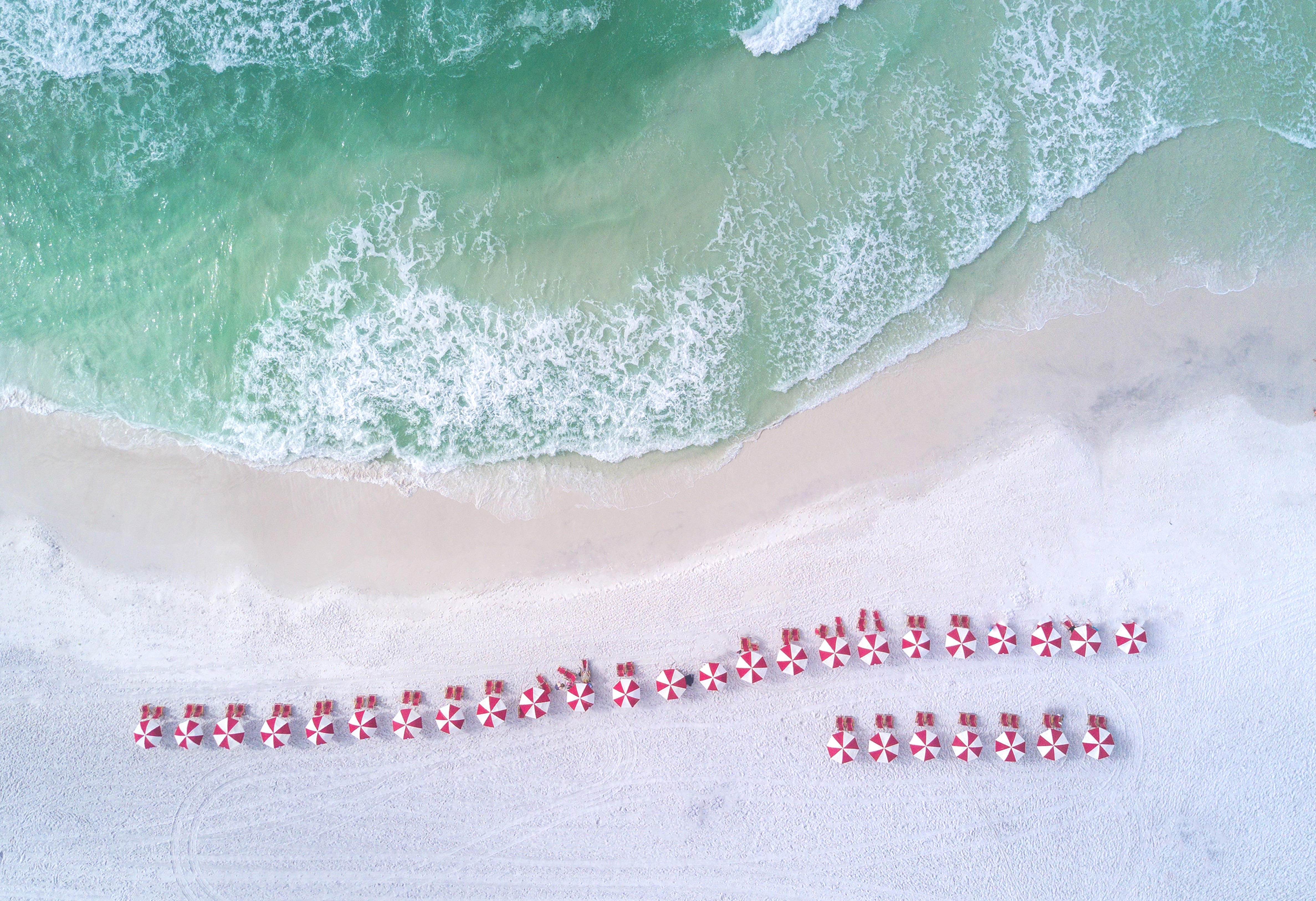 Pompano Umbrella Print beach fine art photography by Chandler Williams for Modus Photography