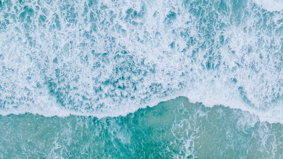 Abstract aerial Gulf Coast wave texture by Modus Photography