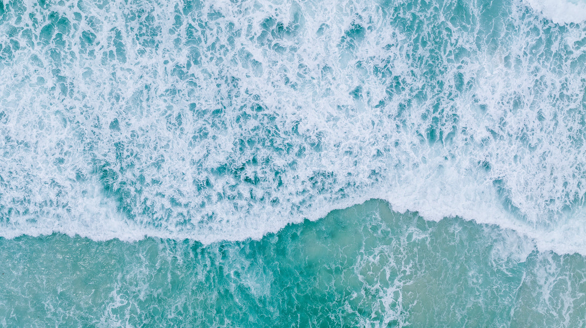 Abstract aerial Gulf Coast wave texture by Modus Photography