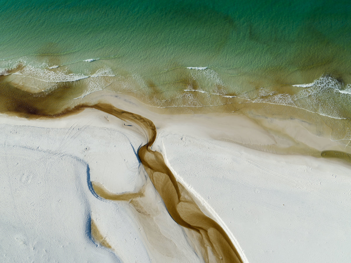 Aerial Sweet Tea coastal aerial fine art photography print by Chandler Williams for Modus Photography