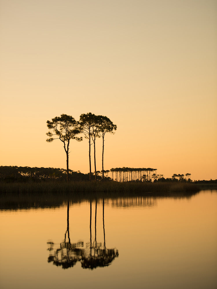 Western Lake Orange Sunset fine art photography print from Scenic Highway 30A by Chandler Williams for Modus Photography