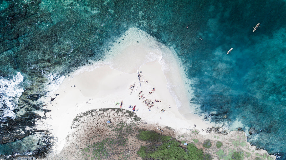 Twin Islands Top Down landscape aerial fine art photography print by Chandler Williams for Modus Photography