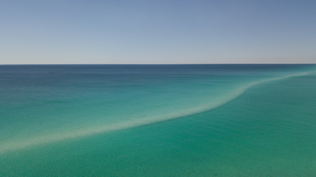 Gulf Coast Lines aerial coastal fine art photography print by Chandler Williams for Modus Photography