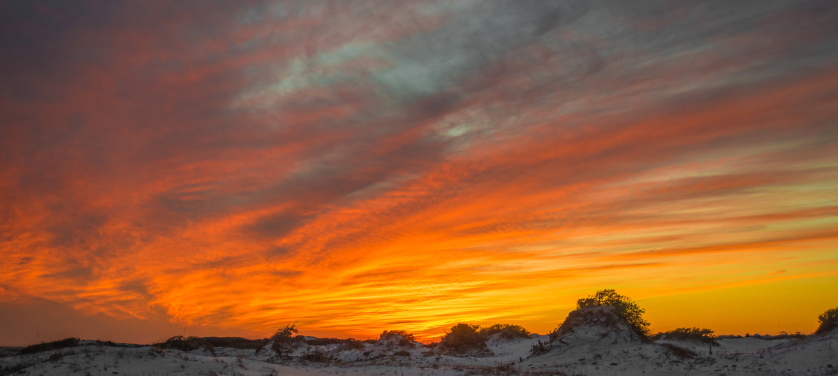 Grayton Dunes Sunset fine art photography print from Grayton Beach and Scenic Highway 30A by Chandler Williams for Modus Photography