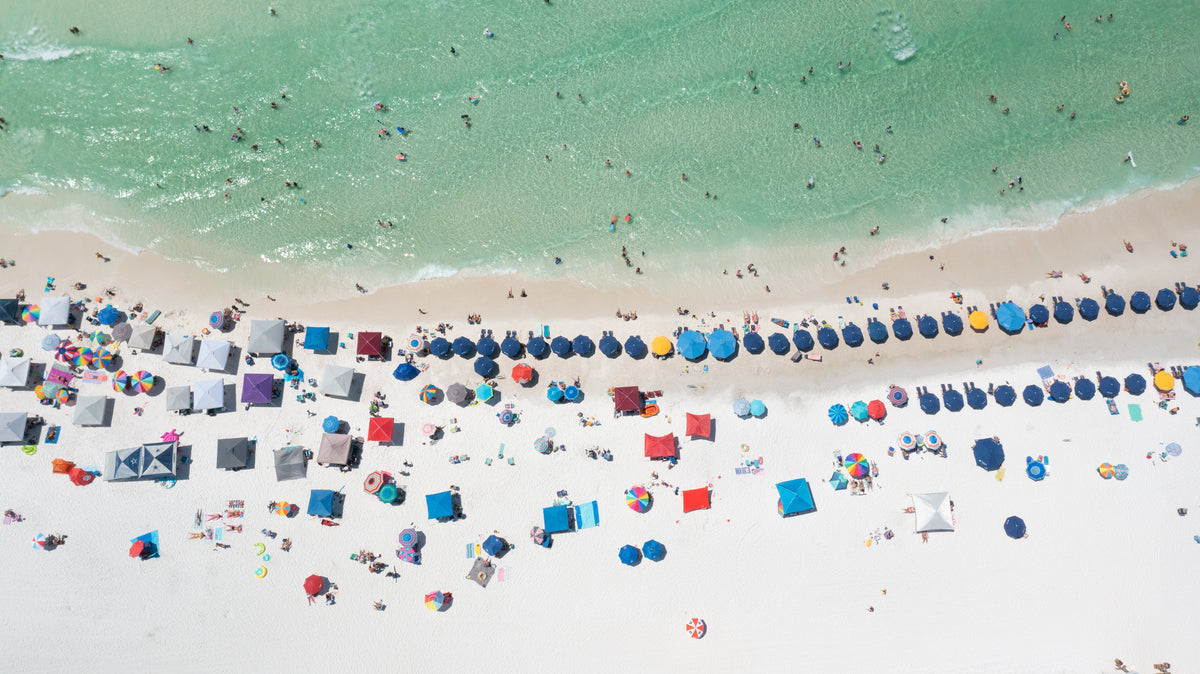 Public Beach Weekend Ritual coastal fine art photography print by Chandler Williams for Modus Photography