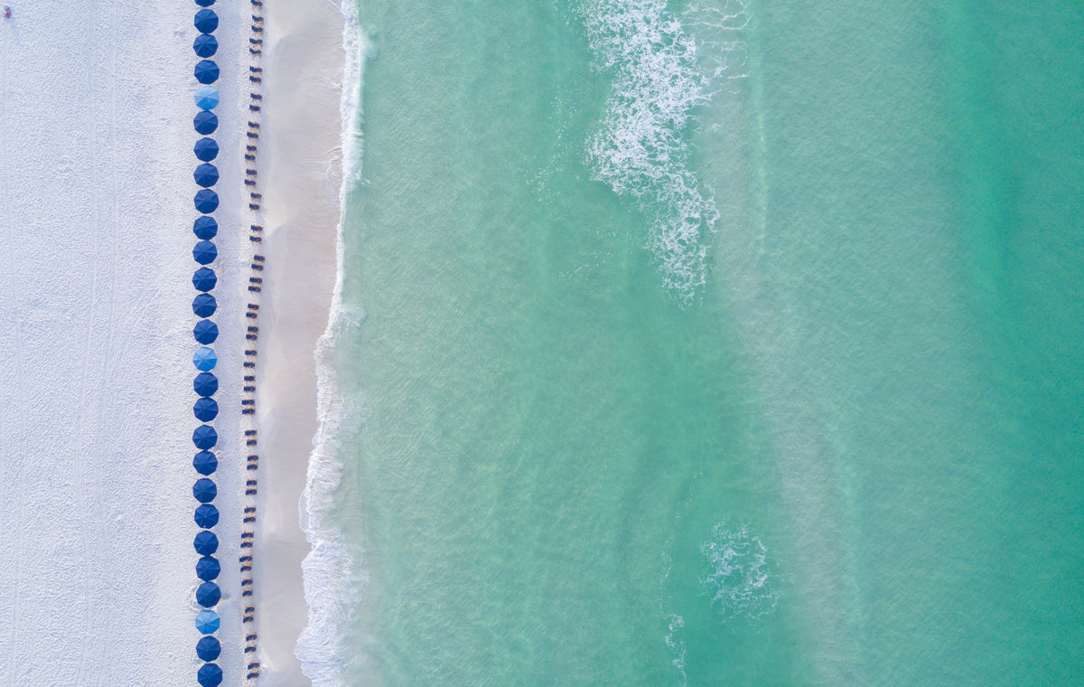 Watercolor Lineup beach lineup fine art photography print by Chandler Williams for Modus Photography
