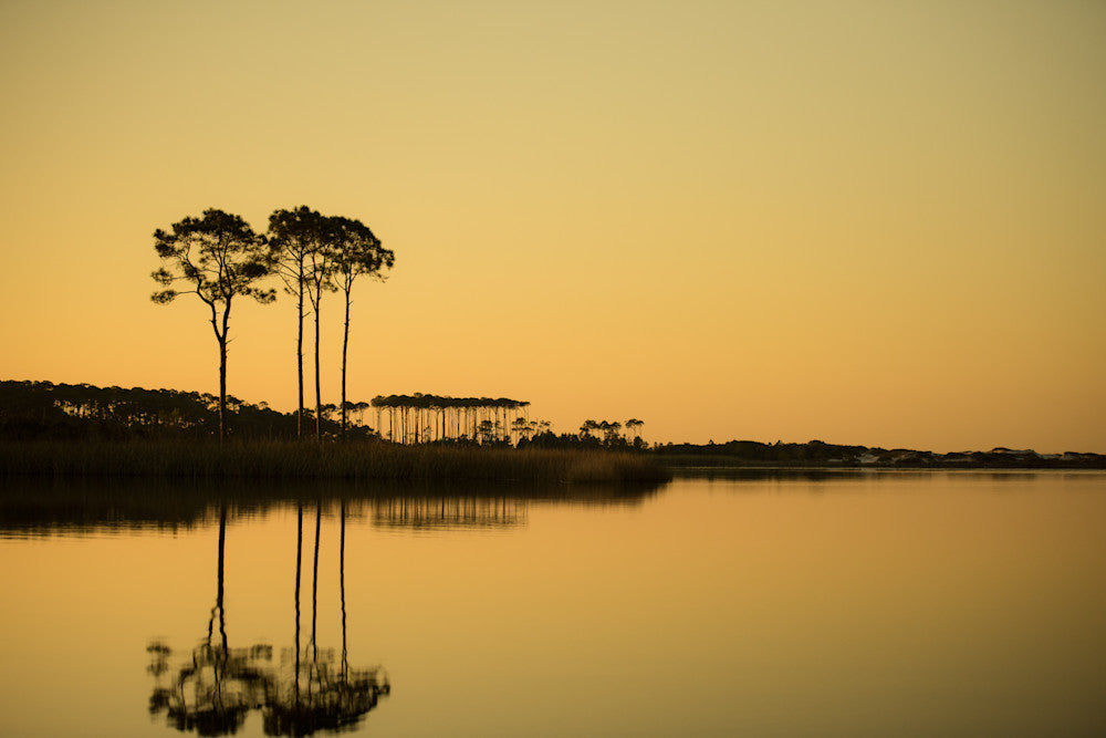 Western Lake Orange Sunrise fine art photography print from Scenic Highway 30A by Chandler Williams for Modus Photography