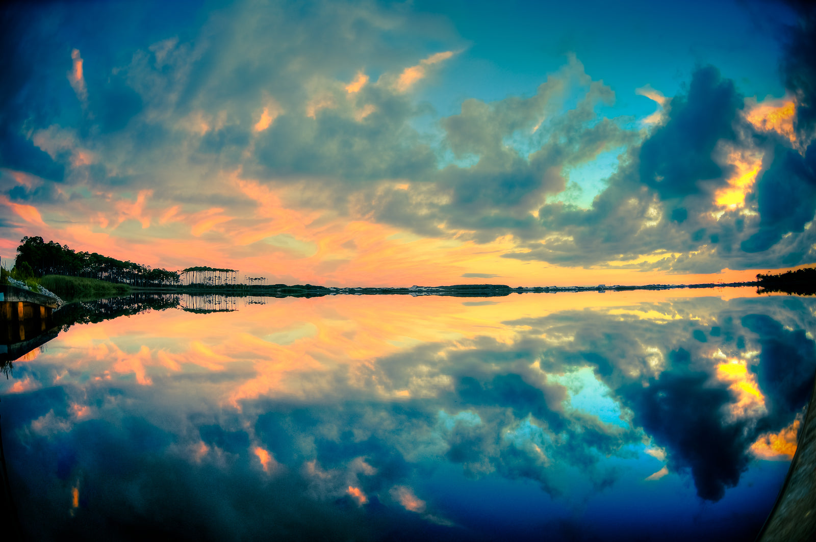 Western Lake Fall Sunset fine art photography print from Scenic Highway 30A by Chandler Williams for Modus Photography